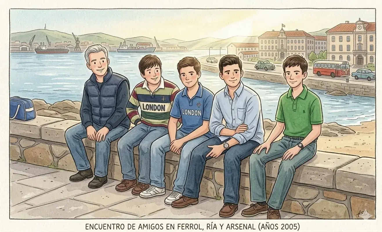 Encuentro en Ferrol, Ría y Arsenal